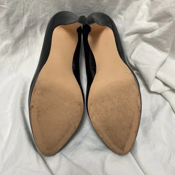 Women’s Nine West Black Patent Platform Stiletto High Heels. Size 8. - Picture 11 of 16